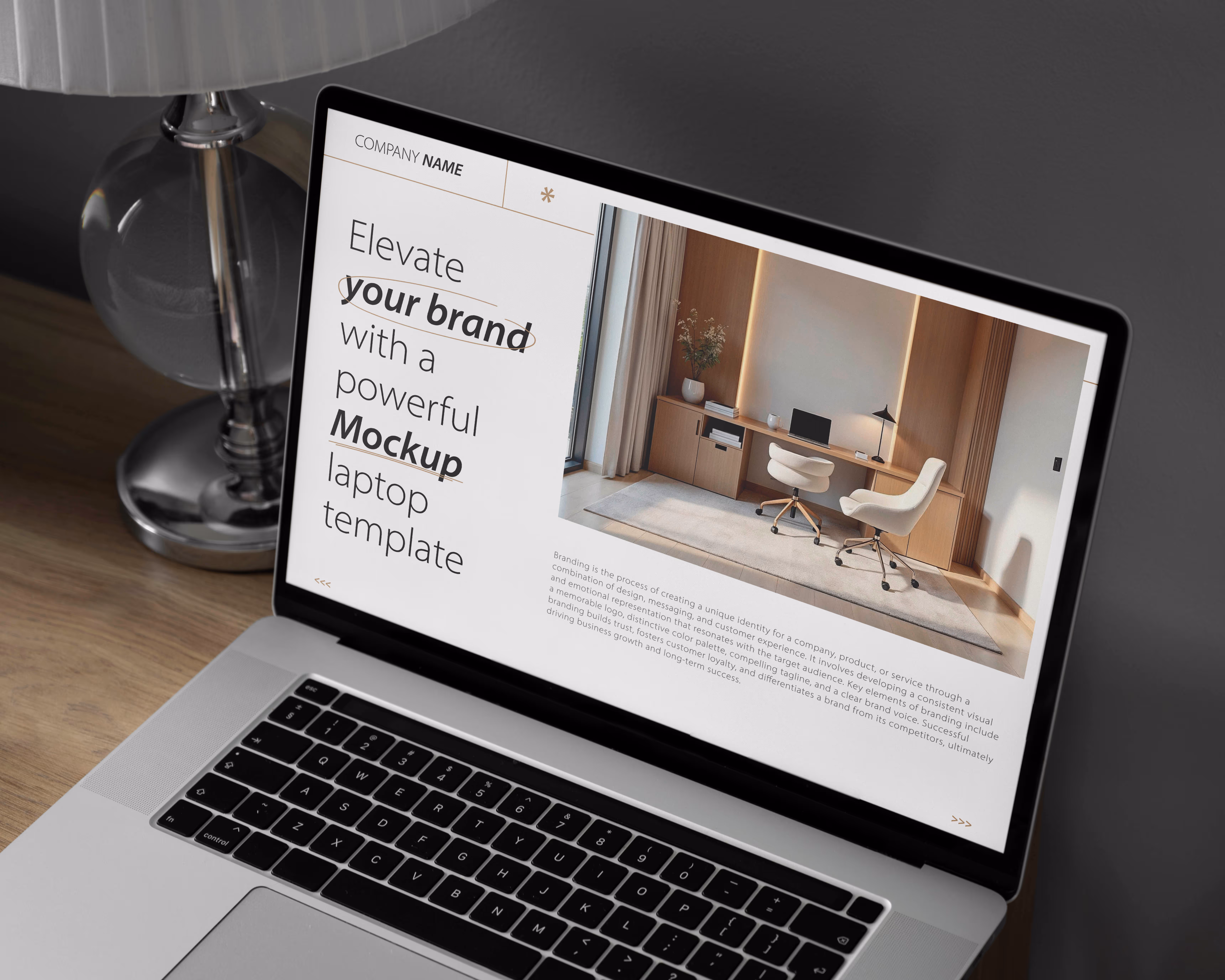 Website design showcase for Blackstone Partners